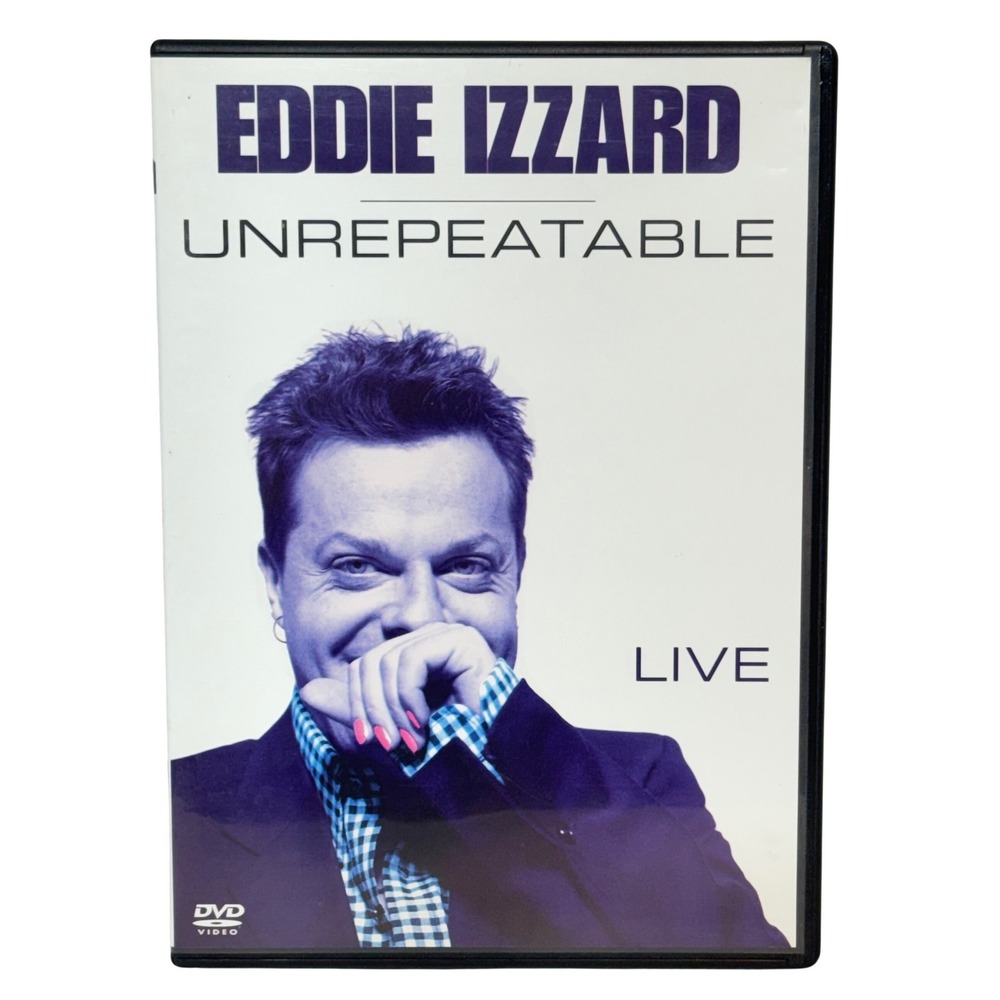 Eddie Izzard Unrepeatable DVD Live Stand Up Comedy Original Security Seal